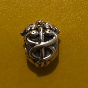 Pandora caduceus medical charm